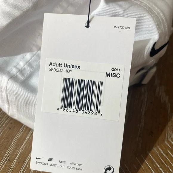 Nike Heritage86 White Unisex Golf Cap - Picture 3 of 6